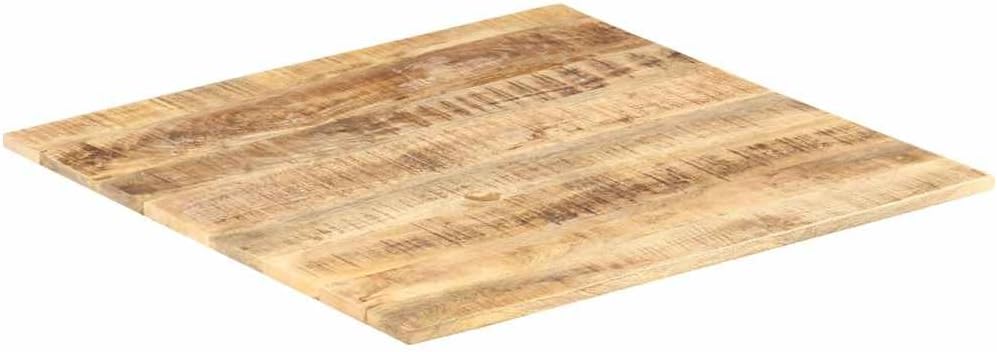 vidaXL Mangoholz Massiv Tischplatte Massivholzplatte Holzplatte Ersatztischplatte Holz Platte für Es