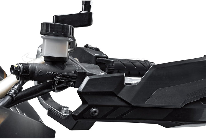 SW-Motech KOBRA Handprotektoren-Kit - Schwarz. Für 22 mm Lenker. 1-Punkt Befestigung.