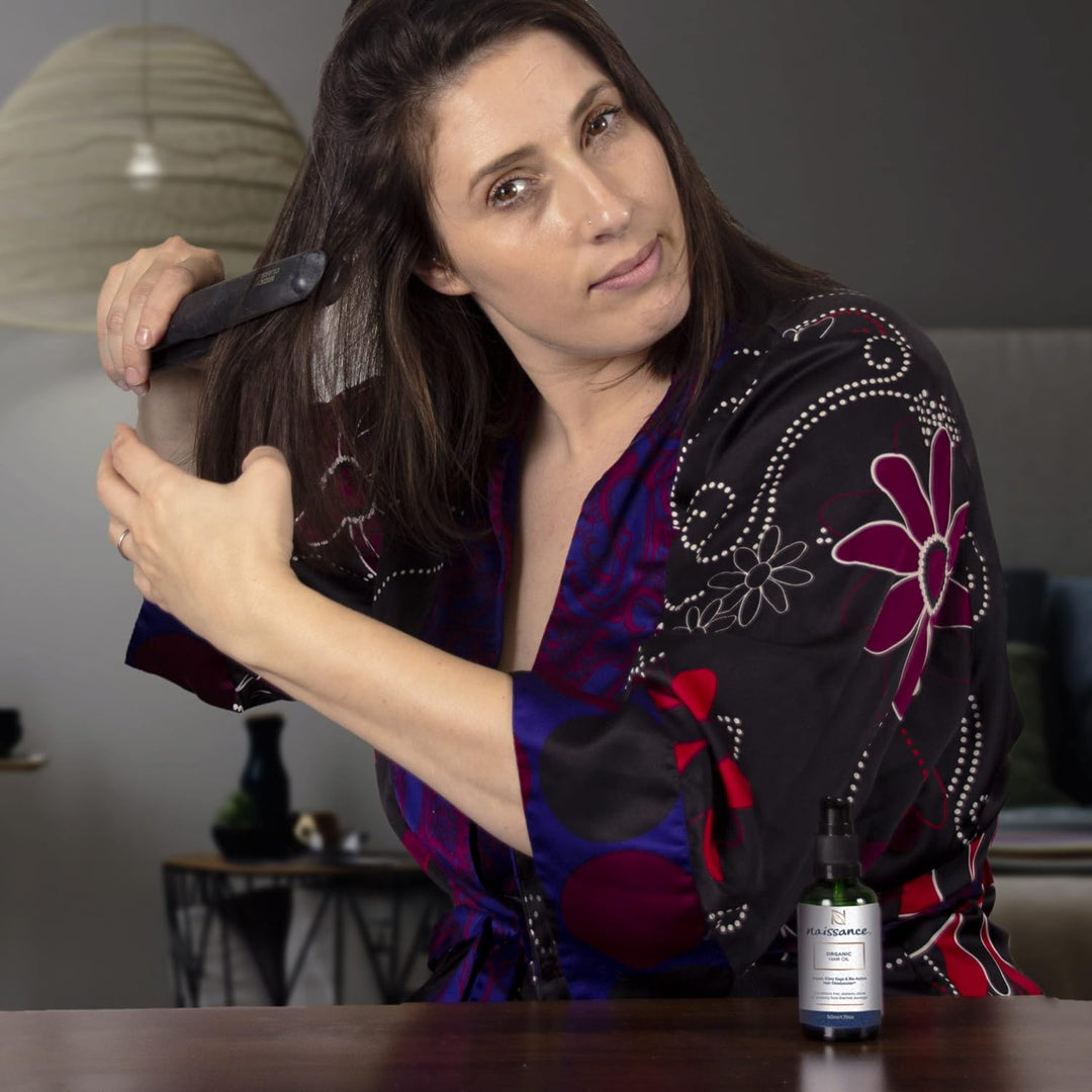 Naissance Bio-Haaröl 50ml - Pflegendes Haar-Serum mit Arganöl für Haarwachstum - Natürliche Behandlu