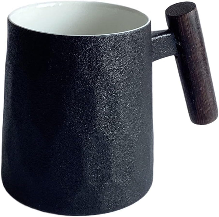 Dekomiro Set 3 Teil. Teeservice TeaLogic Teekanne Negra mit Holzgiff und 2 Becher Negra mit Holzgiff