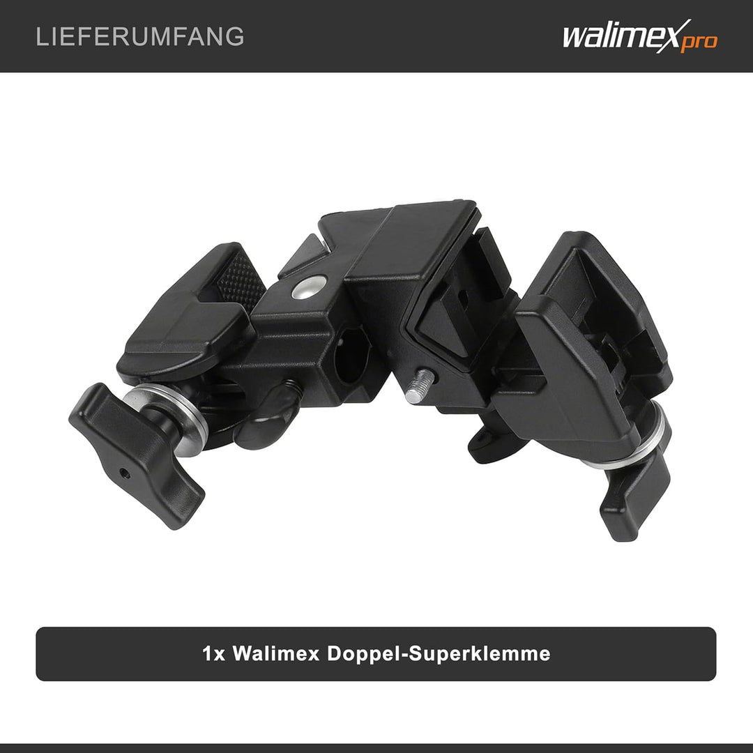 Walimex Doppel-Superklemme
