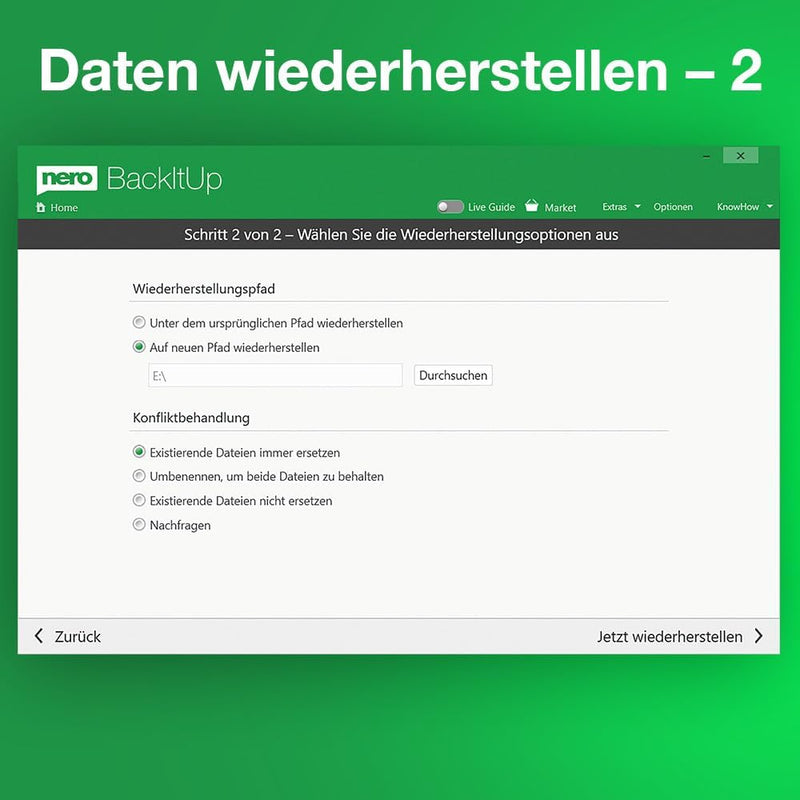 Nero Testsieger Datensicherung Software - Backup erstellen, Auto-Backup, Cloud-Sicherung, Datenrettu