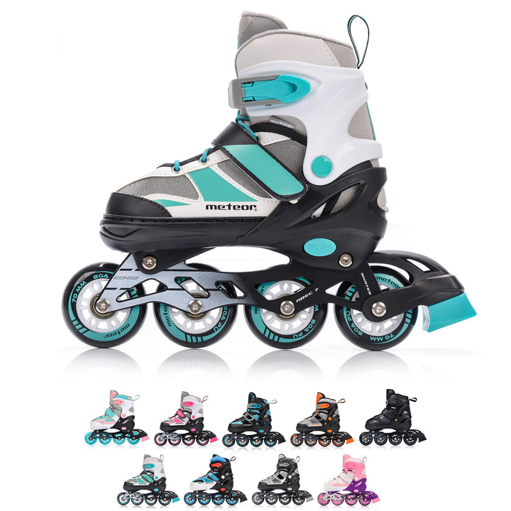 meteor® Inliner Rollen Inline Skates Mädchen und Jungen Inliner Kinder Inline Skates ABEC7 Rollen in
