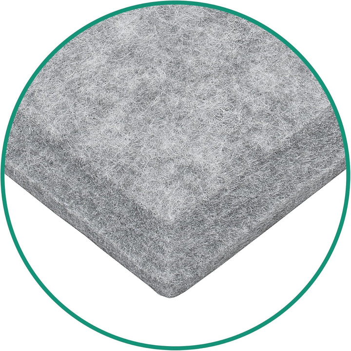 vilz 12 Stück Schallabsorber Panel Akustik aus recyceltem Filz - Akustikplatten Schalldämmung 250x25