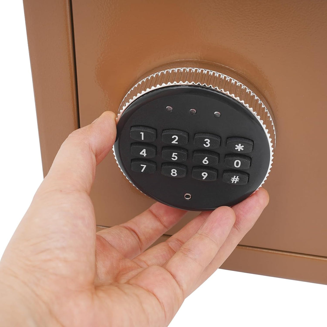 Mini Safe Tresor Klein, Tresor mit Schlüssel, Kinder mit Zahlenschloss,Elektronisch Wandtresor Hauss