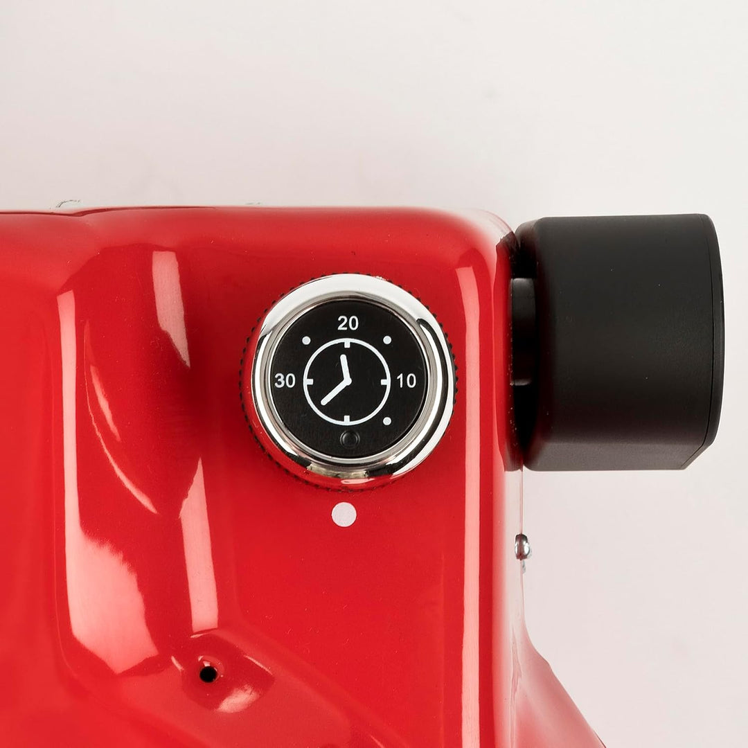 Girmi FP50 Pizzaofen "Quisipizza", 1800 W, 420°C, Kalte Aussenwände, Abnehmbare Schamottsteinplatte