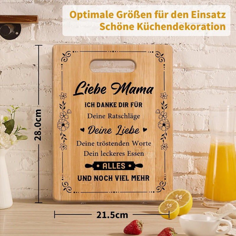 CheriGift Mama Weihnachten Geschenk von Tochter Sohn, Einzigartiges Weihnachtsgeschenke für Mama - U