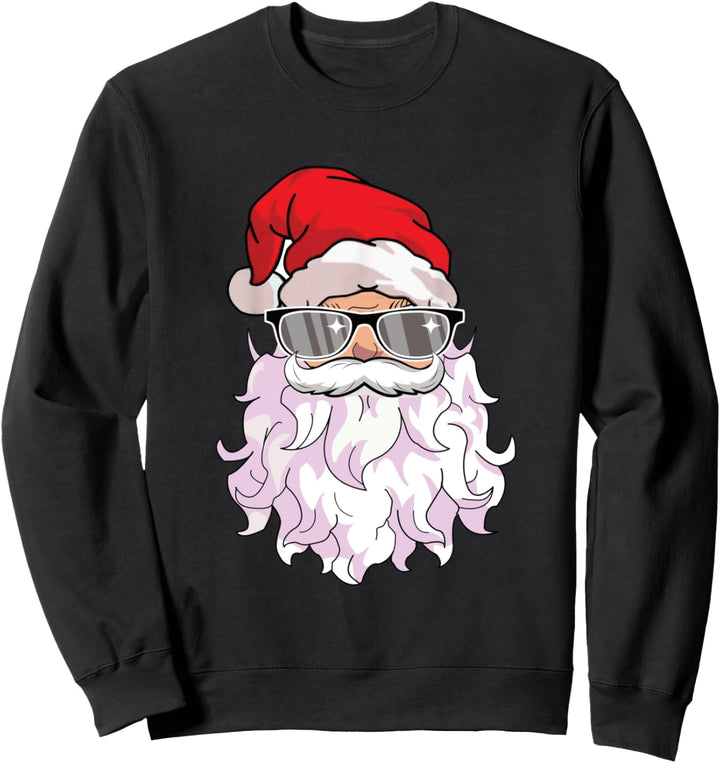 Weihnachtsmann Nikolaus Cool Weihnachts Christmas Santa Sweatshirt