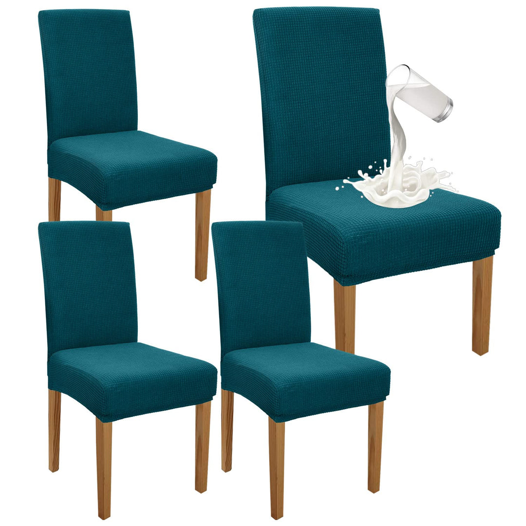 Granbest Premium Wasserdicht Esszimmer Stuhl Abdeckungen Satz Von 4, Stretch Hohen Zurück Stuhlhusse