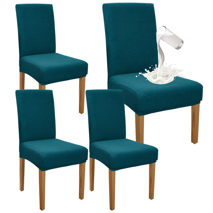 Granbest Premium Wasserdicht Esszimmer Stuhl Abdeckungen Satz Von 4, Stretch Hohen Zurück Stuhlhusse