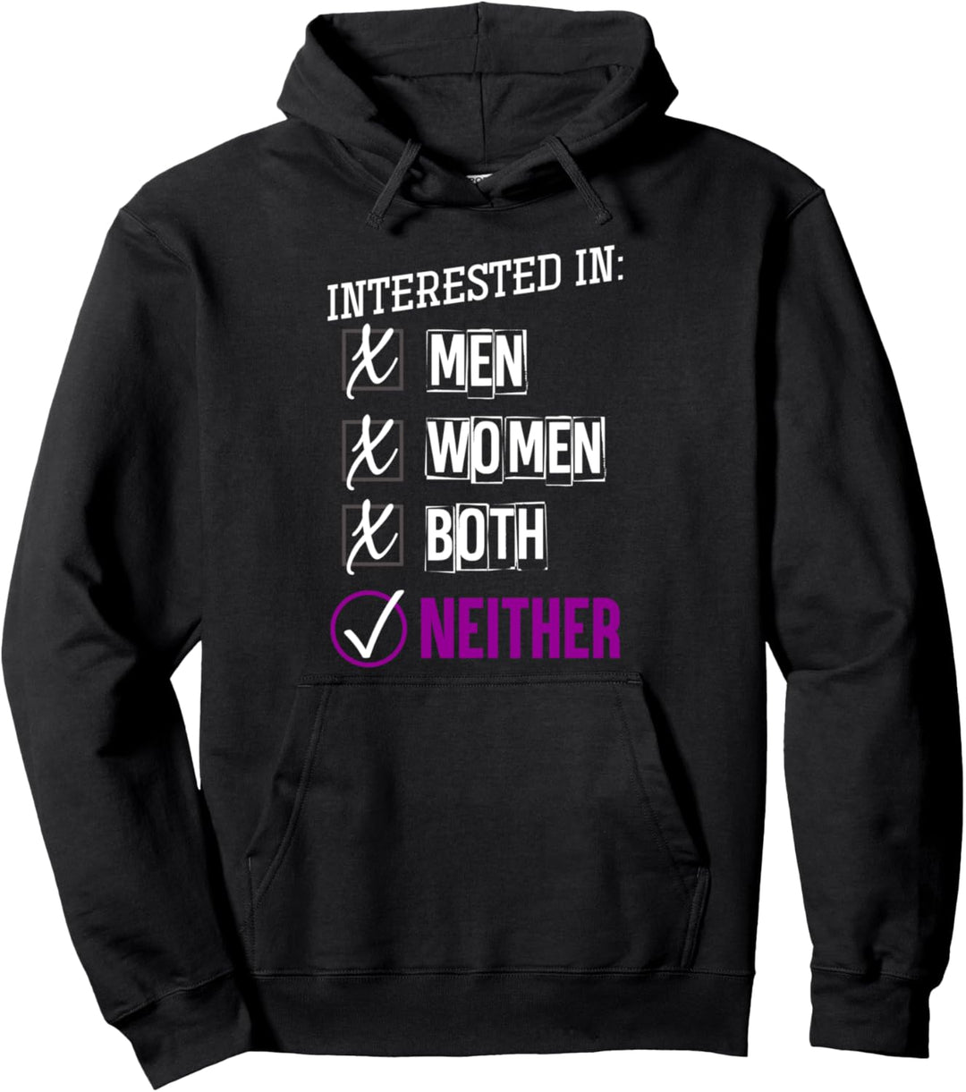 LGBTQIA Genderfluid Queer Pride Lustiges Geschenk Asexuell Pullover Hoodie