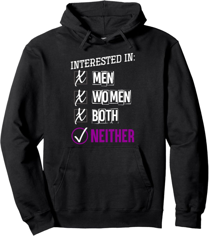 LGBTQIA Genderfluid Queer Pride Lustiges Geschenk Asexuell Pullover Hoodie