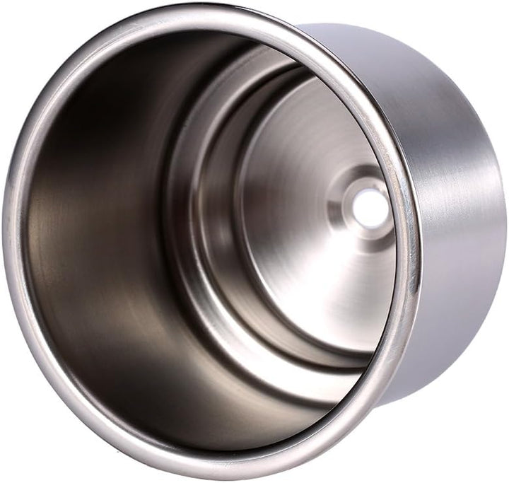 Keenso Auto Getränkehalter, 2 Stk Universal Perforierter Edelstahl Getränkehalter 10.5cm+9.5cm Geträ