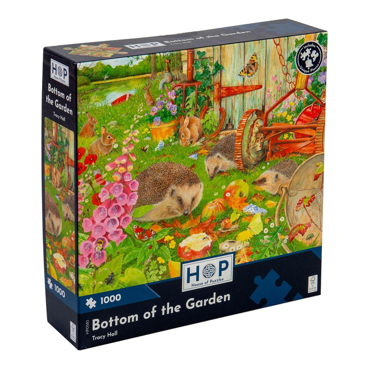 The House of Puzzles Puzzle mit 1000 Teilen – Boden des Gartens