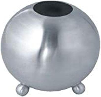 Metrox Wasserverdunster Edelstahl Kugel (ø 12 cm, Höhe 13,5 cm, Raumebefeuchter für Kamin/Ofen, Inha