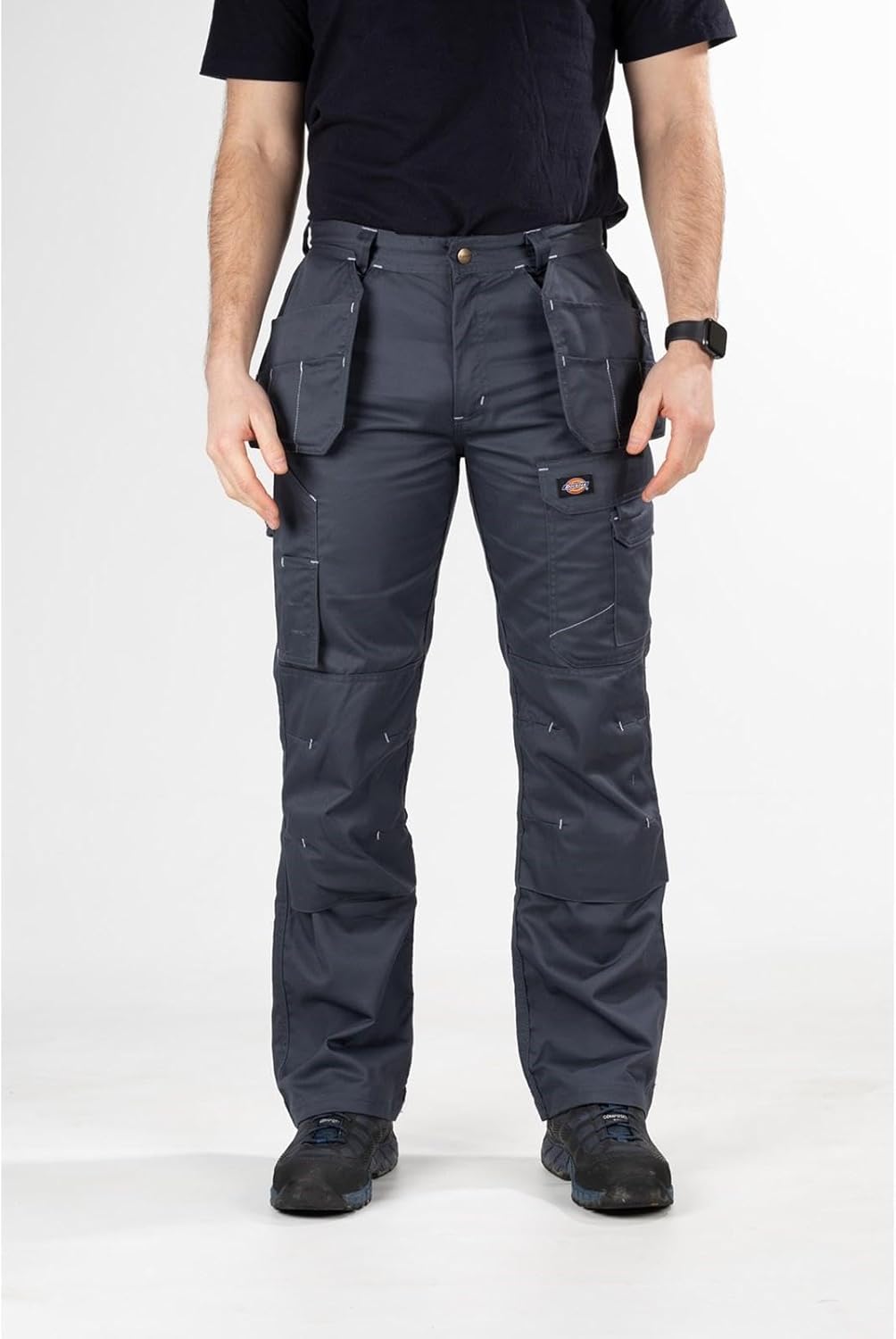 Dickies - Trousers for Men, Redhawk Pro Pants, Regular Fit, Grey, 30W30W/30L Grau 30W / 30L, Grau 30