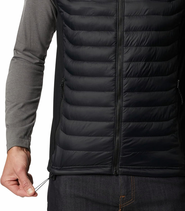 Columbia Herren Powder Pass Vest Steppweste (1er Pack) S Black 010, S Black 010