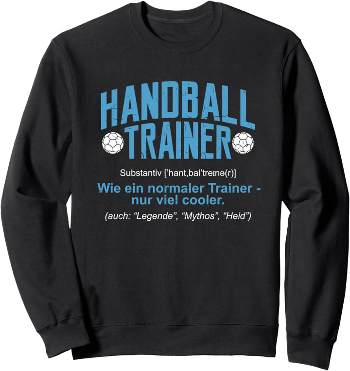 Wörterbuch Herren Handballtrainer Handball Trainer Geschenk Sweatshirt