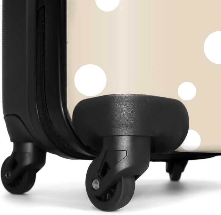 Koffer Mittelgross 67x43x25 cm Hartschalenkoffer L Trolley Rollkoffer 4 Rollen Leicht Hartschale Mit