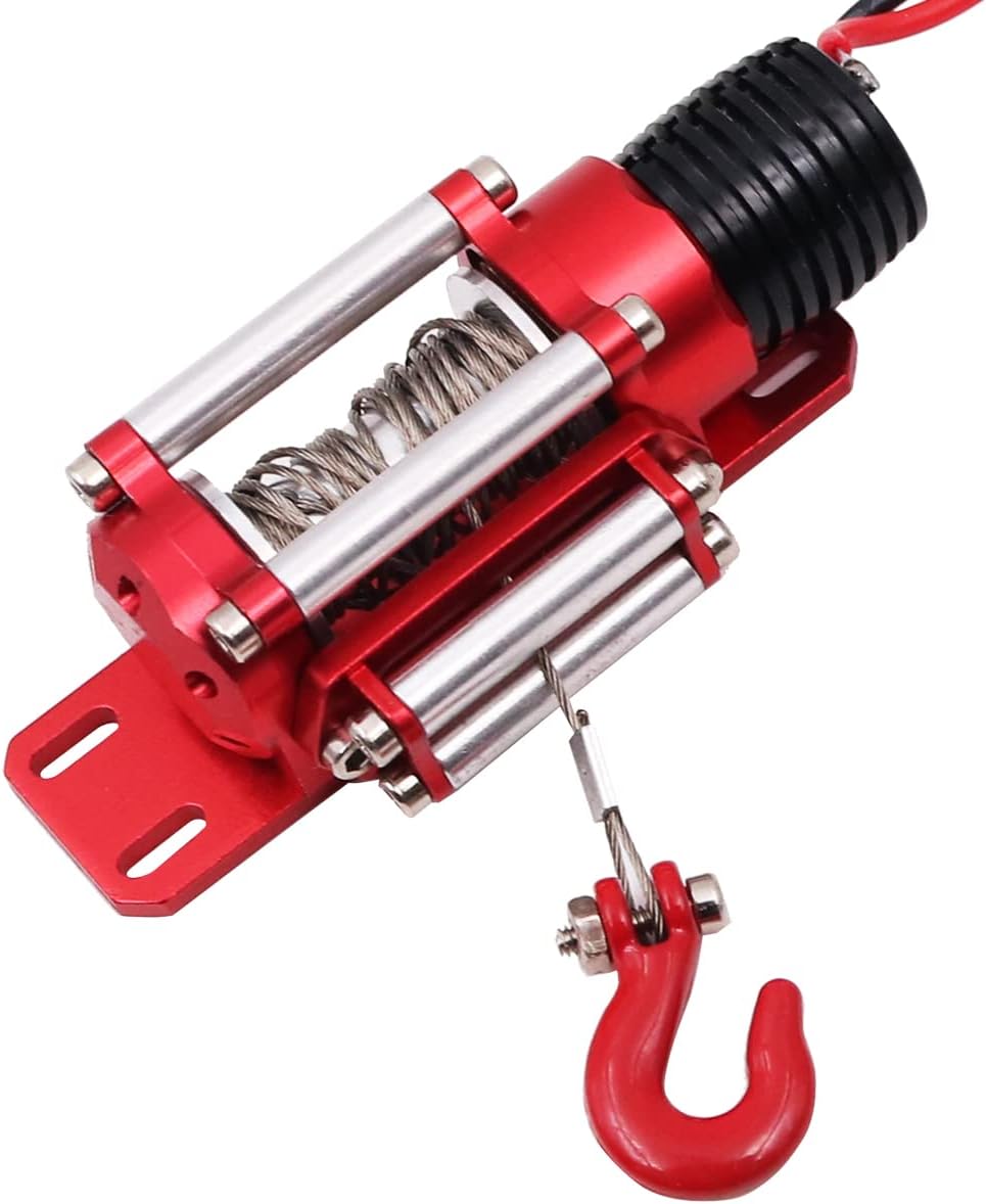 Simulation Klettern Auto Winde Set Elektro Metall Modellfahrzeug Crawler Autozubehör Kompatibel mit
