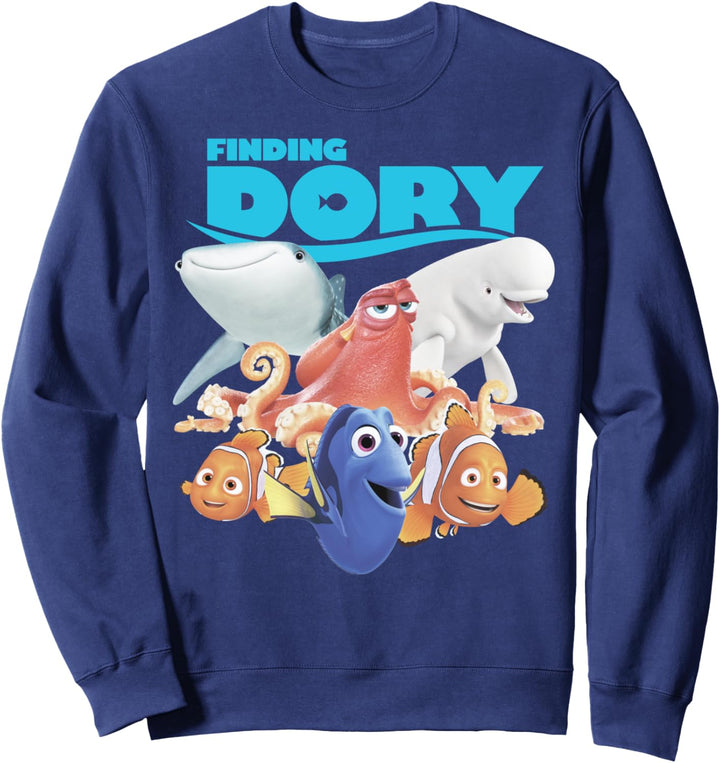 Disney Pixar Finding Dory Group Shot Logo Poster Sweatshirt