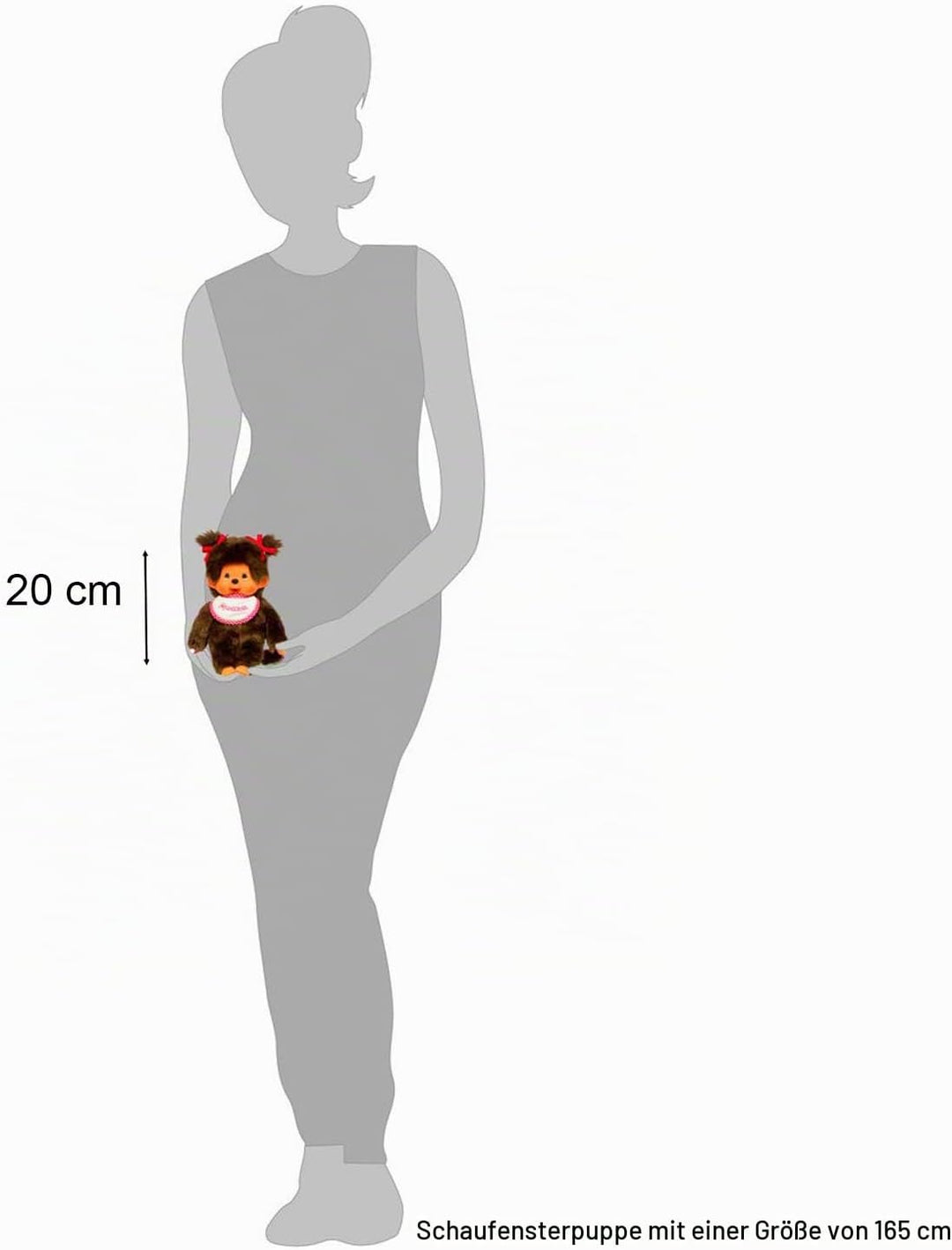 Monchhichi 25555 a Toy, Rose