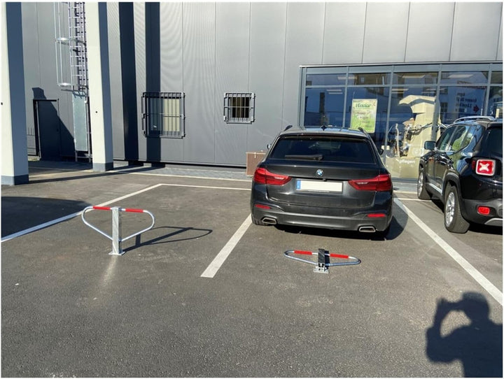 Schake 40770 Parkplatzsperre Typ 40770-umlegbar, 70x70mm zum Aufdübeln