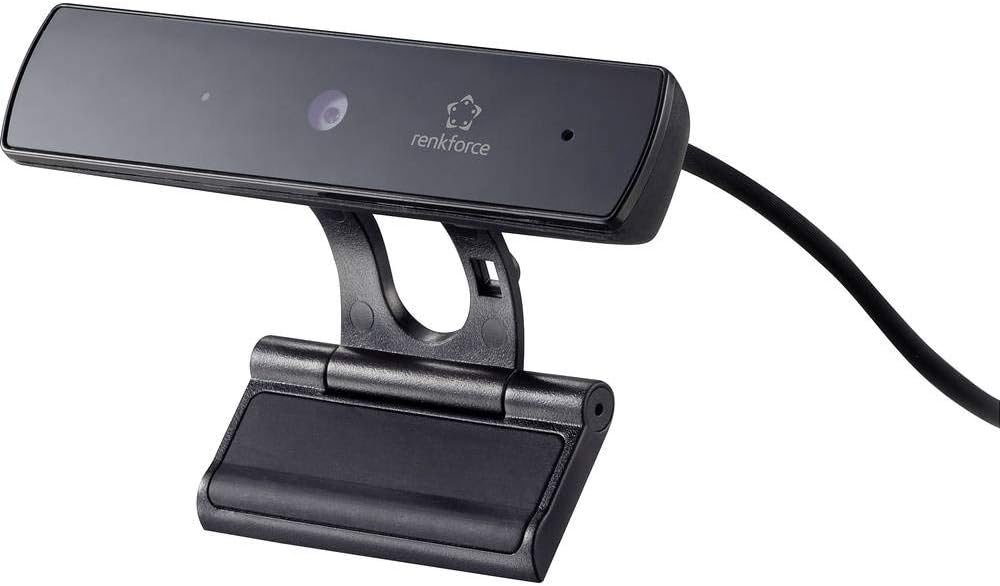 Renkforce RF-WC1080P1 Full HD-Webcam 1920 x 1080 Pixel Klemm-Halterung