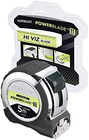 Komelon PowerBlade Klebeband, 5 m (Breite 27 mm), Einheitsgrösse, KOMMPT516M, Schwarz