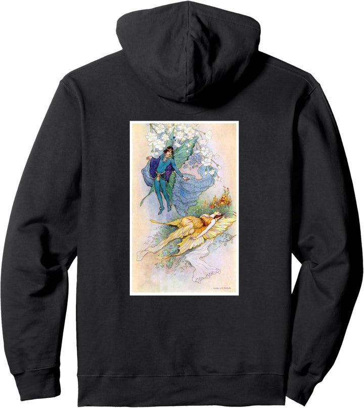 Feen Schmetterlingsflügel verzaubert Warwick Goble skurril Pullover Hoodie