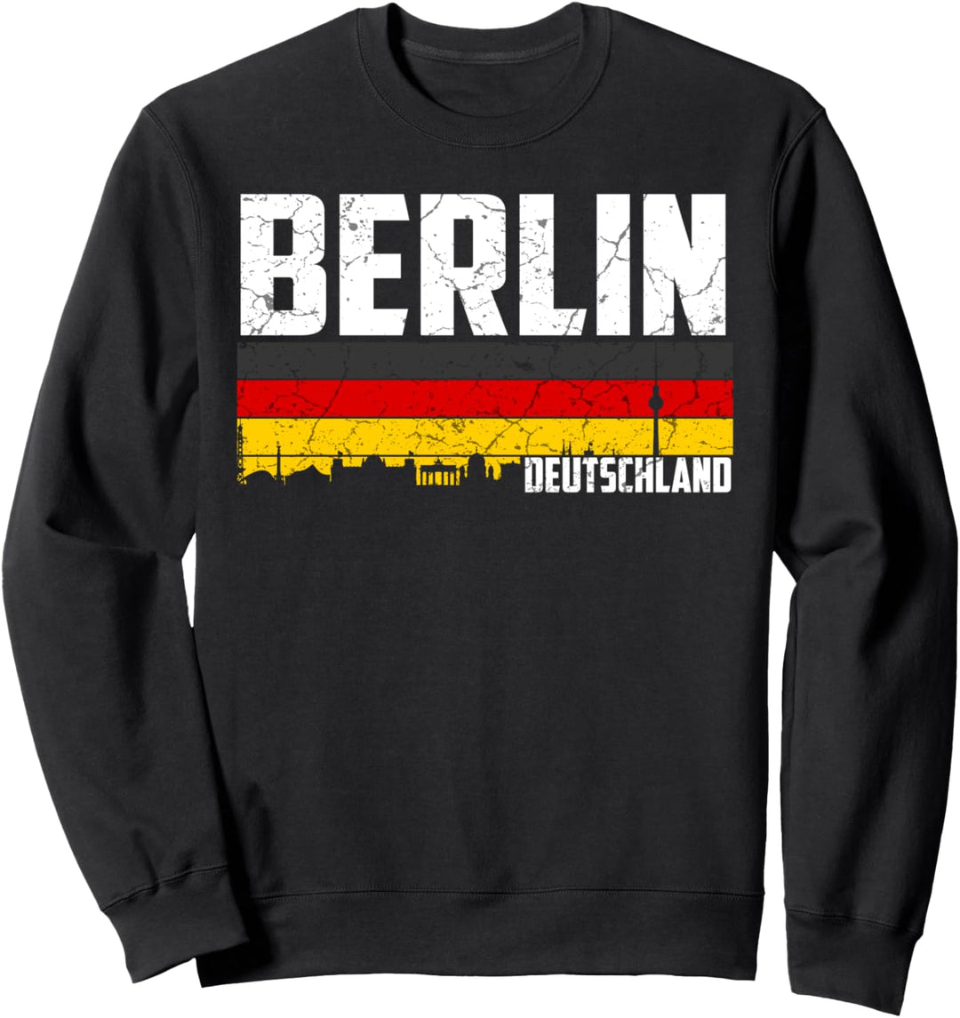 Mein Berlin Skyline Deutschland Heimat Stadt Souvenir Sweatshirt