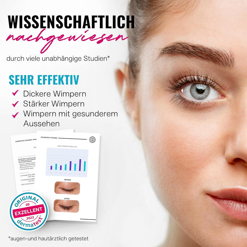 LASHCOCA!NE | PROFI Wimpernserum für lange Wimpern | VEGAN | MADE in GERMANY | Testsieger | Svenja W