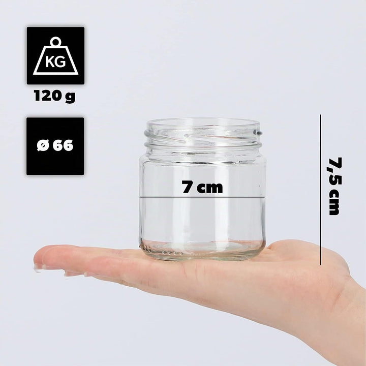 KADAX 20er Set Einmachgläser 200ml TO66, Marmeladengläser Vorratsgläser Mason Jar mit Schraubdeckel,