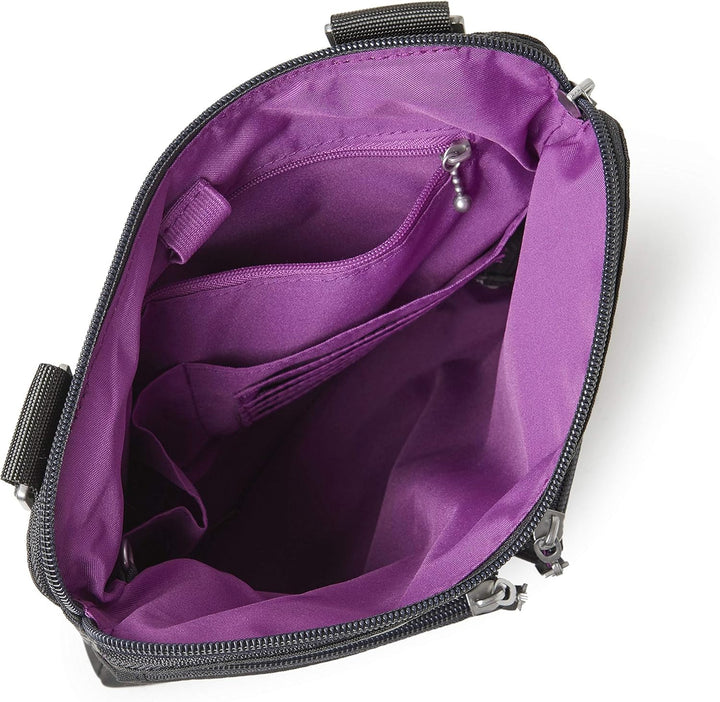 Baggallini Horizon Sac bandoulière, Gris Charcoal, Charcoal