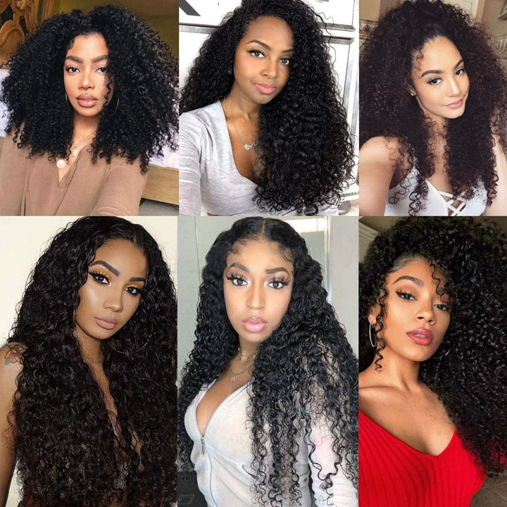 Kinky Curly Bundles Human Hair Menschliches Haar Brasilianisches Echthaar Tressen Locken Brazilian V