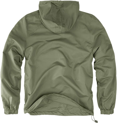 bw-online-shop Summer Windbreaker Schlupfjacke Regenjacke - Grösse S - 7XL 3XL Oliv, 3XL Oliv