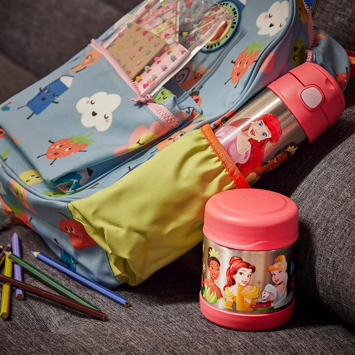 Thermos kids FUNTAINER Thermobehälter für Essen 300ml, Disney Prinzessinnen - Edelstahl, absolut dic