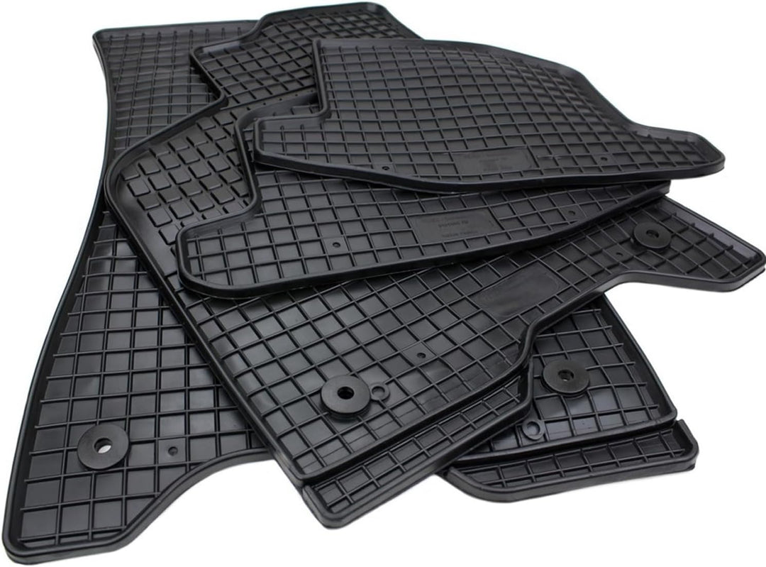 kfz-premiumteile24 Premium Gummimatten Kompatibel mit Lupo (6X) Arosa (6H) Baujahr 1998-2005 Fussmat