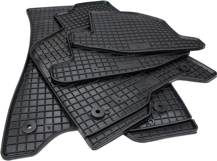 kfz-premiumteile24 Premium Gummimatten Kompatibel mit Lupo (6X) Arosa (6H) Baujahr 1998-2005 Fussmat