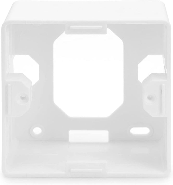 DIGITUS 5x Anschlussdose Cat-6 - 2 Port RJ45 - Aufputz Netzwerk-Dose - Zuführung Horizontal - Design