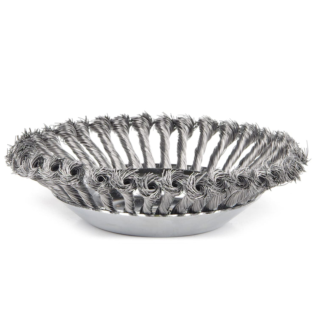 SWAWIS 2 Stück Unkrautbürste für Freischneider 200×25,4mm Wildkrautbürste Drahtbürste für Freischnei