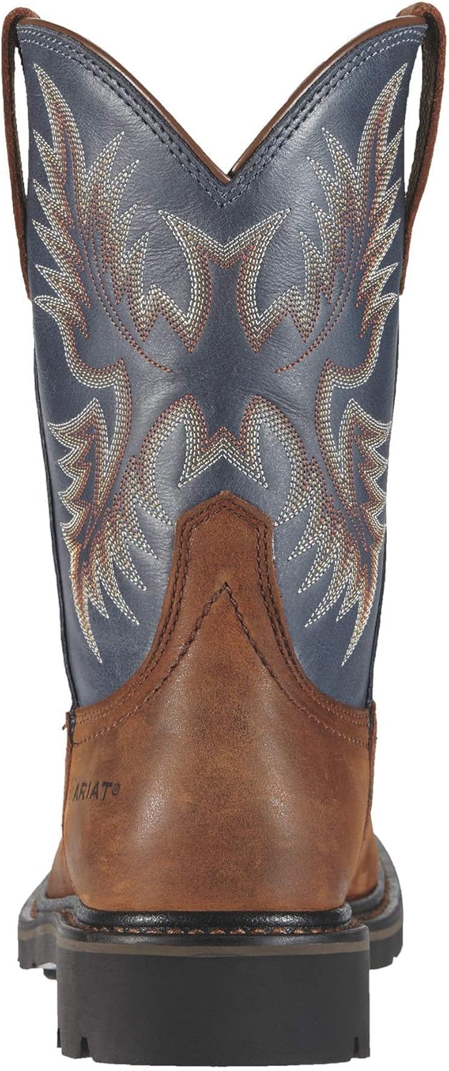 ARIAT - Herren Sierra Western Arbeitsschuhe, 40 M EU 39 EU Weit Aged Bark, 39 EU Weit Aged Bark
