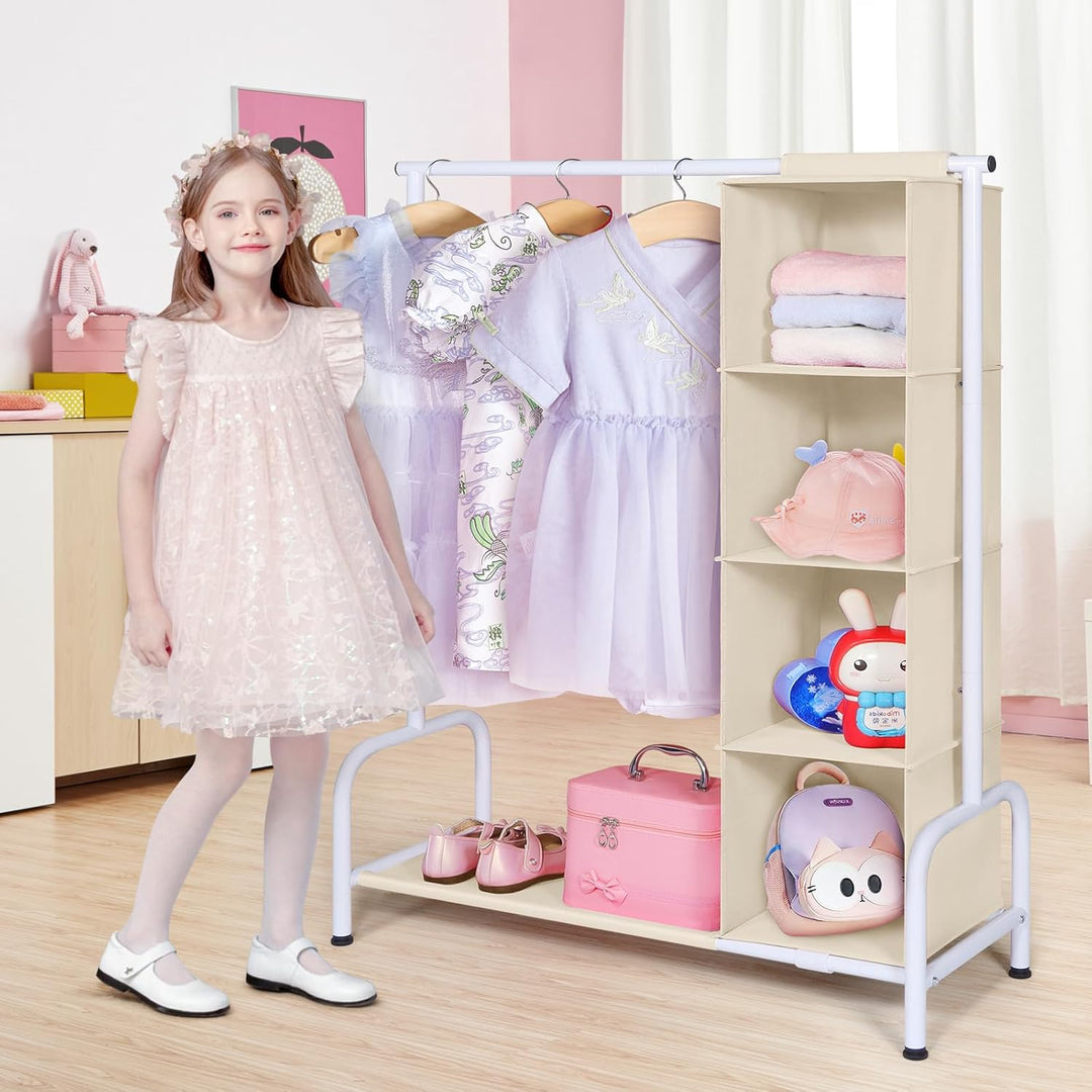 Univivi Kleiderständer Kinder, Kleiner Baby Kleiderstange Strapazierfähige Kleiderständer Stabil mit