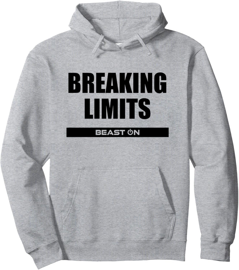 Breaking Limits Fitness Bodybuilding Gym Motivation Sprüche Pullover Hoodie