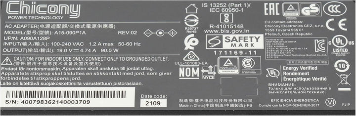 FSP FSP090-ABBN2 Netzteil 90 Watt abgerundete Bauform für WIM2070, MD95800, 97900, 2900, 97400, 9830