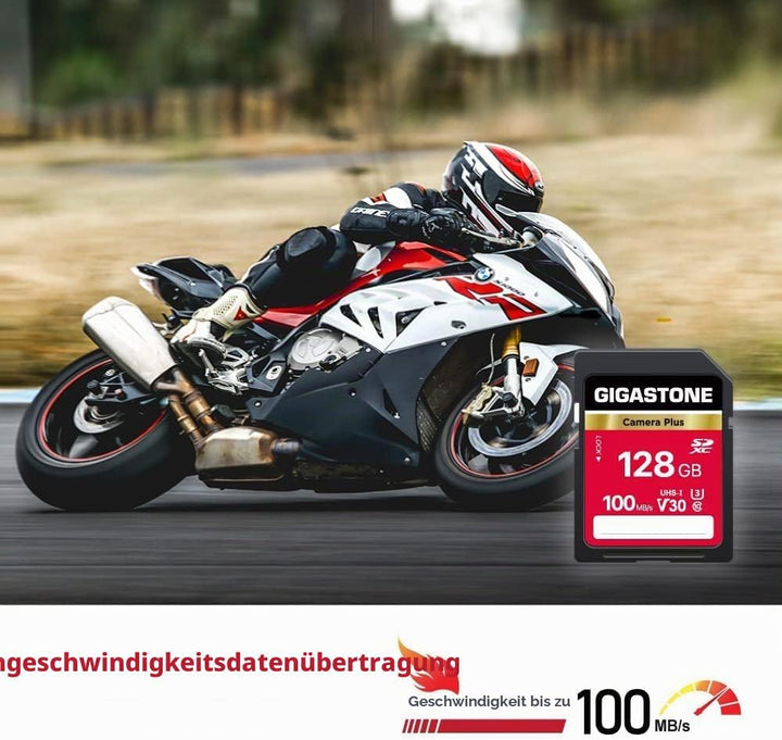 Gigastone SDXC-Speicherkarte, 128 GB, 2 Karten, Primärserie, Geschwindigkeit 80 MB/s, kompatibel mit