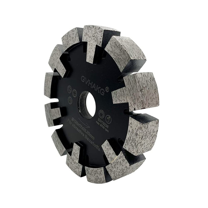 GVHAKG Tuck Point 120mm Diamant Fräser,Sehr verschleissfest Lange Lebensspanne für Estrich, Asphalt,