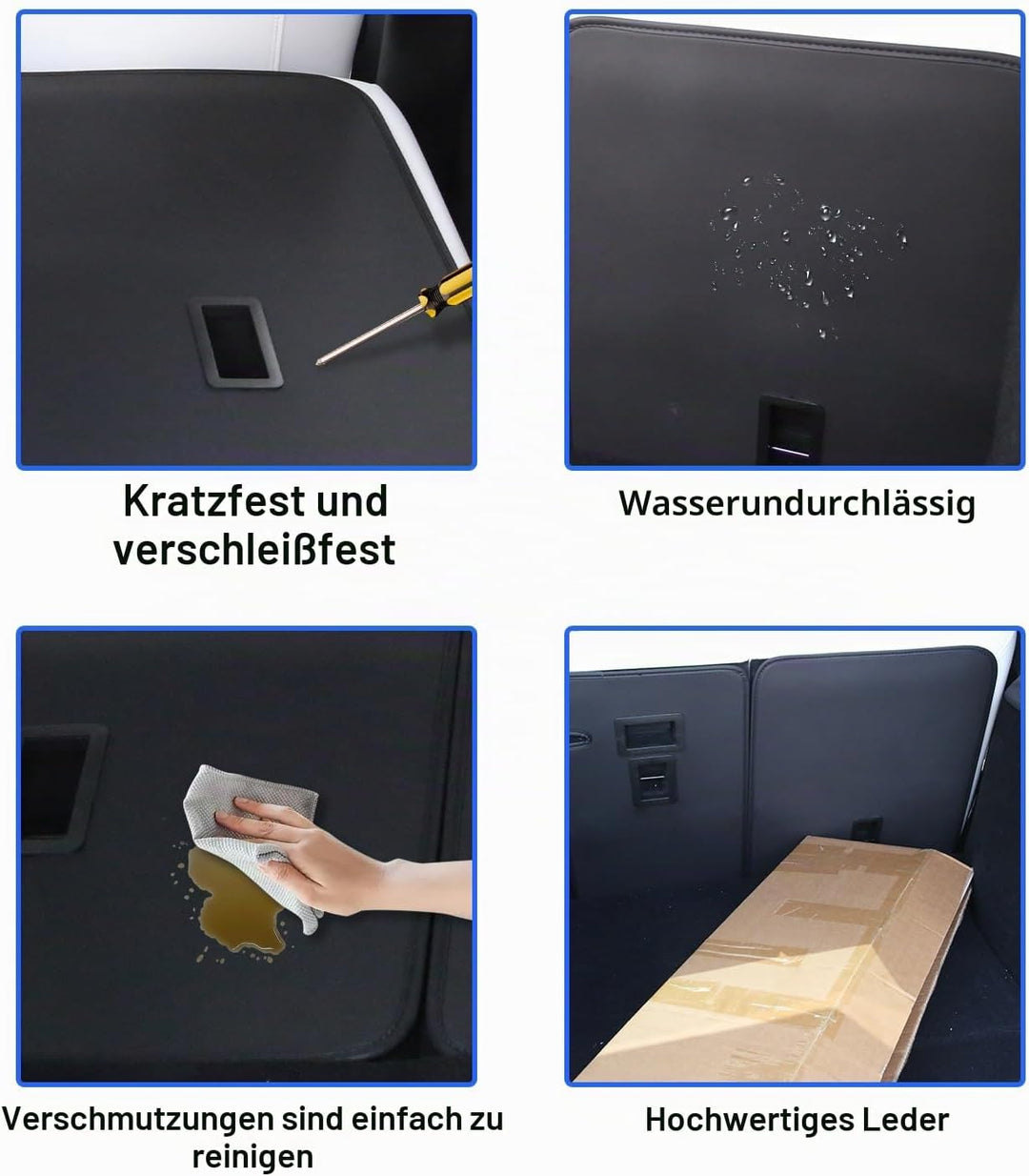 Rücksitzbezug für Tesla Model Y Juniper Zubehör 2026 2025 (5-Sitze) Rückenlehnenschutz Allwetter 2.