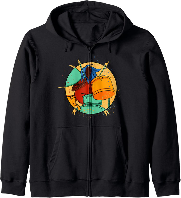 Schlagzeuger Percussion Geschenk Kapuzenjacke