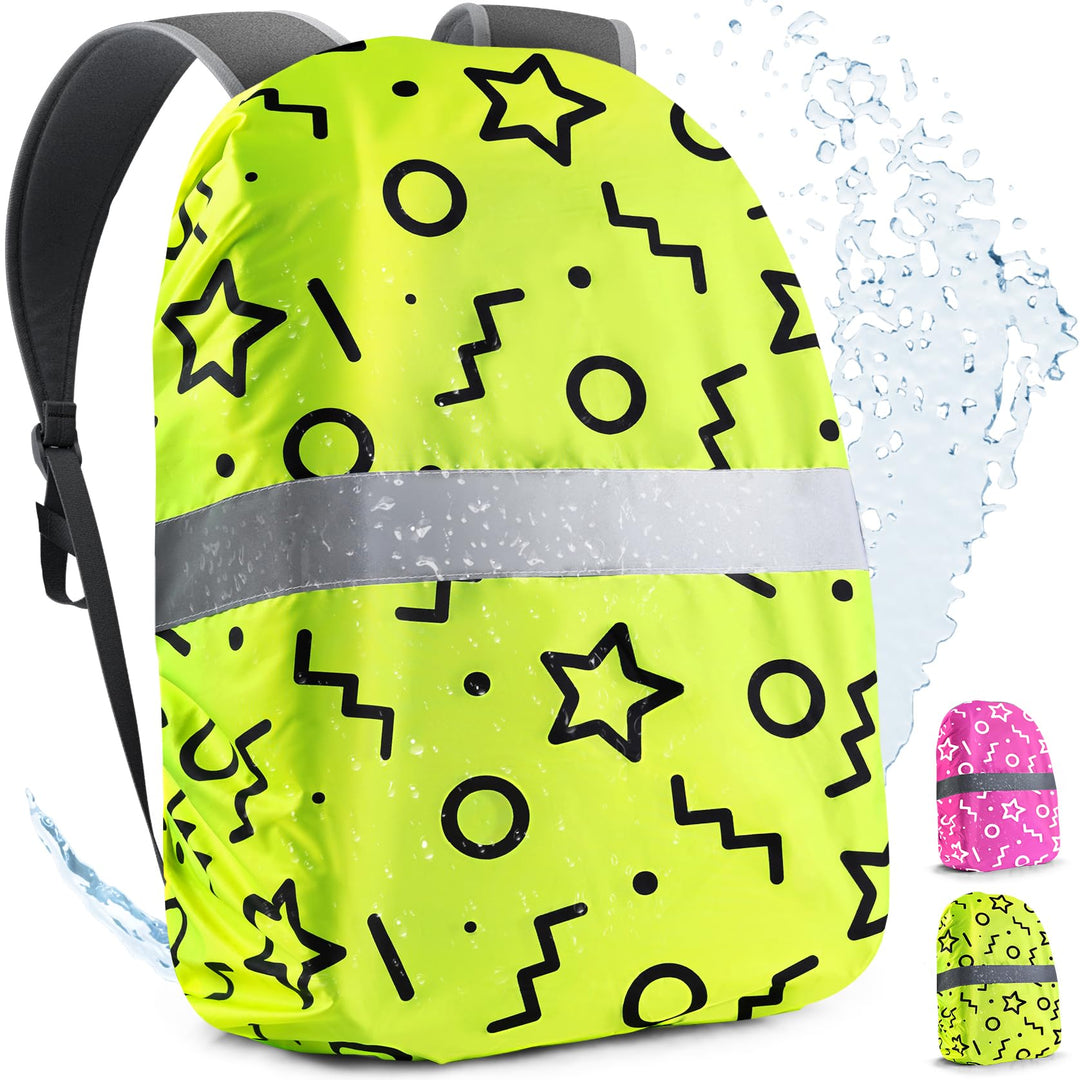 Regenschutz für Rucksack/Schulranzen Regenschutz Kinder - 100% Wasserfester Ranzen Regenschutz Überz